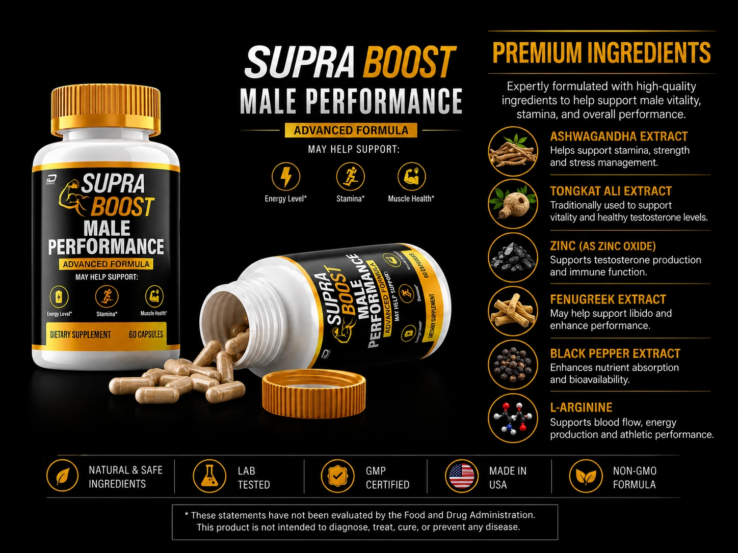  Supra Boost Ingredients Key Ingredients